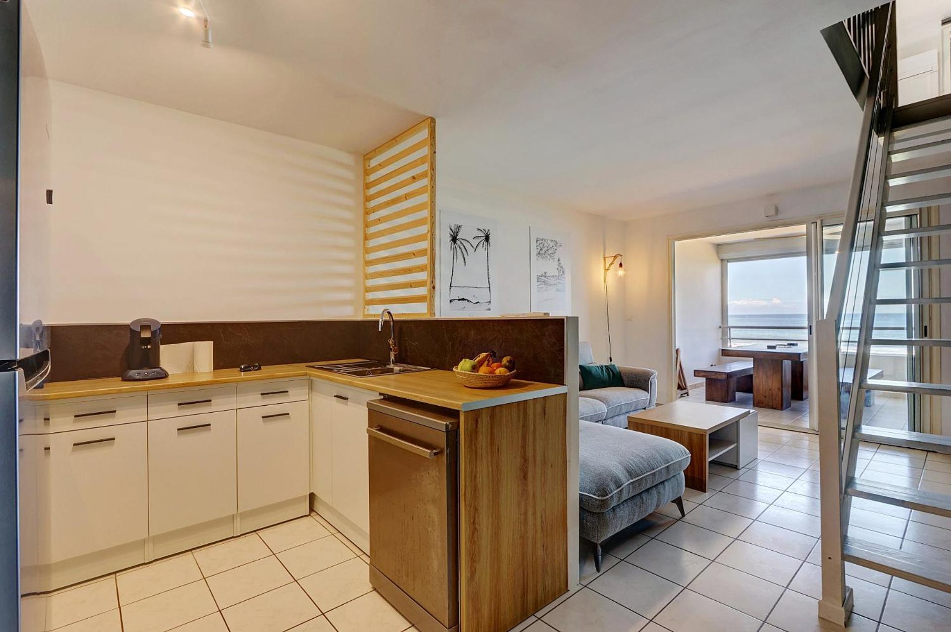 Appartement Plein La Vue - T4 Saint Leu 1Ere Ligne Pieds Dans L'Eau Extérieur photo